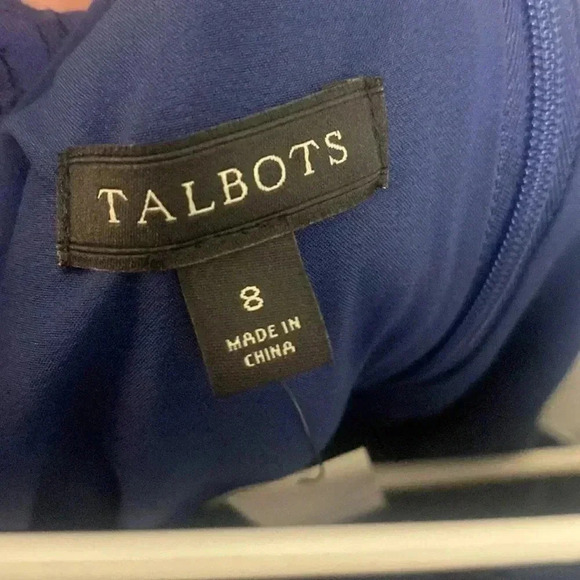 NWT Talbots Navy Blue Sheath Dress - Picture 5 of 6